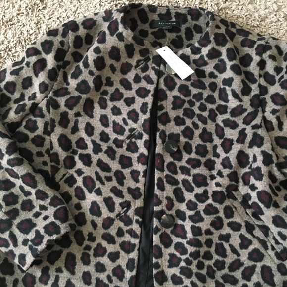 Ann Taylor Cheetah / Leopard Blazer - Picture 1 of 2